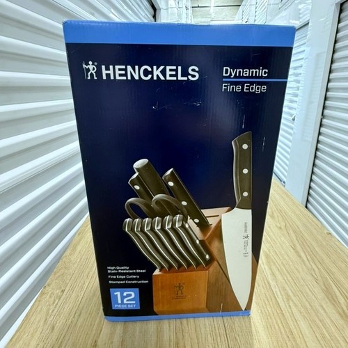 Henckels silver knife block - silver,
